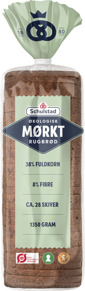 Packshot - FSE - Øko Mørkt Rugbrød 1350g