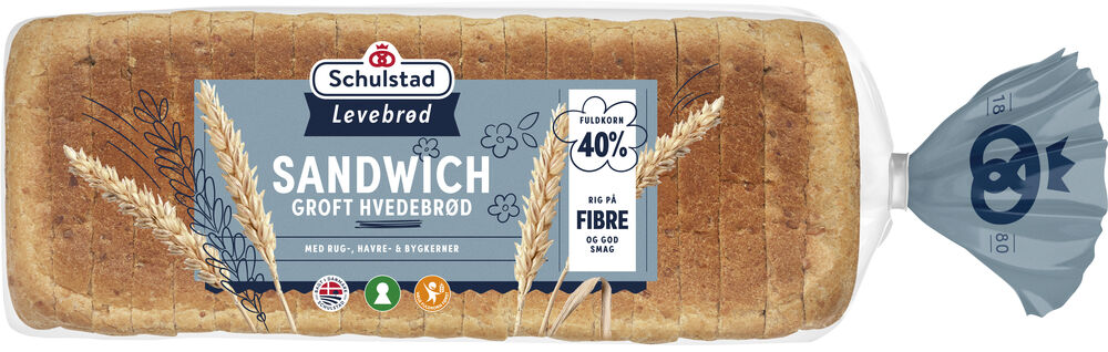 Packshot - LBR - Sandwich Groft Hvedebrød